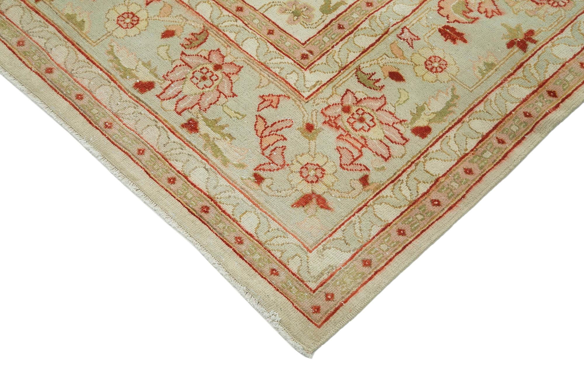 8 x 10 Beige Oushak Rug - 3661