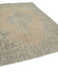 7 x 10 Beige Overdyed Rug - 3680