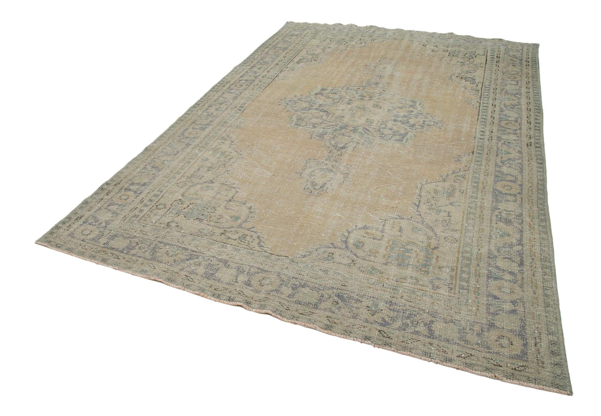 7 x 10 Beige Overdyed Rug - 3680