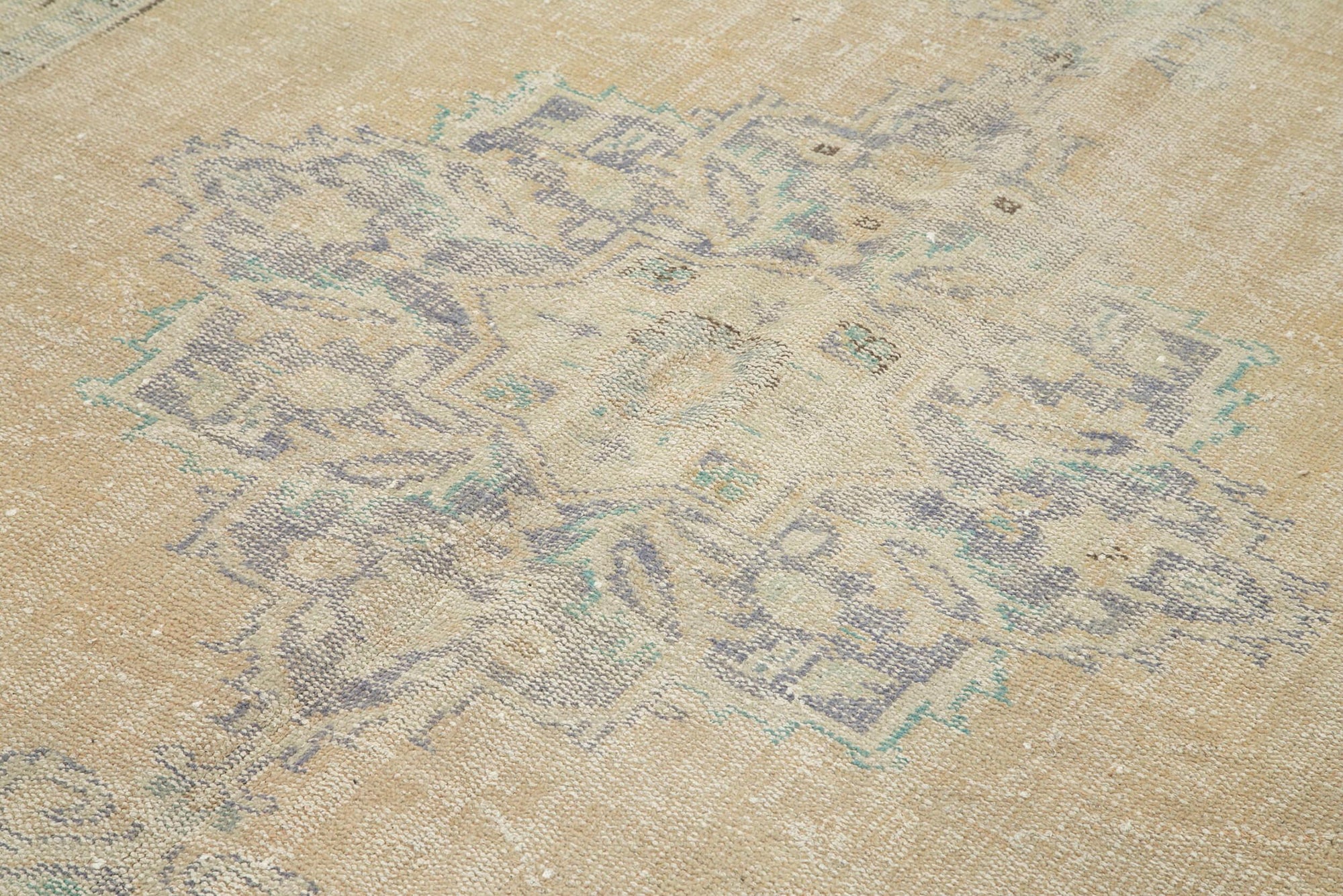 7 x 10 Beige Overdyed Rug - 3680