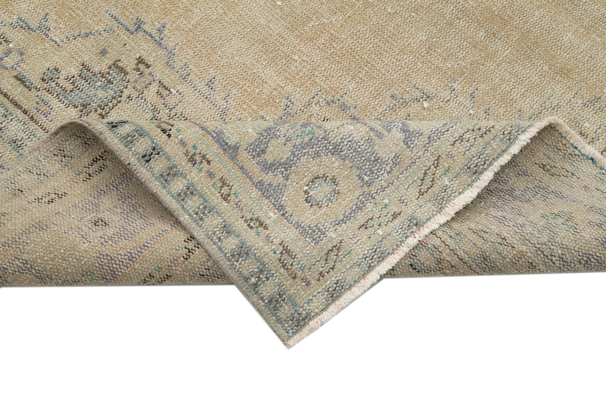 7 x 10 Beige Overdyed Rug - 3680