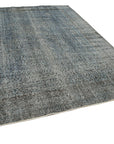 7 x 10 Blue Overdyed Rug - 3685