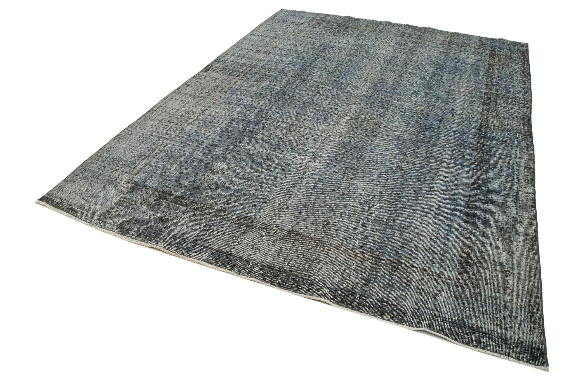 7 x 10 Blue Overdyed Rug - 3685