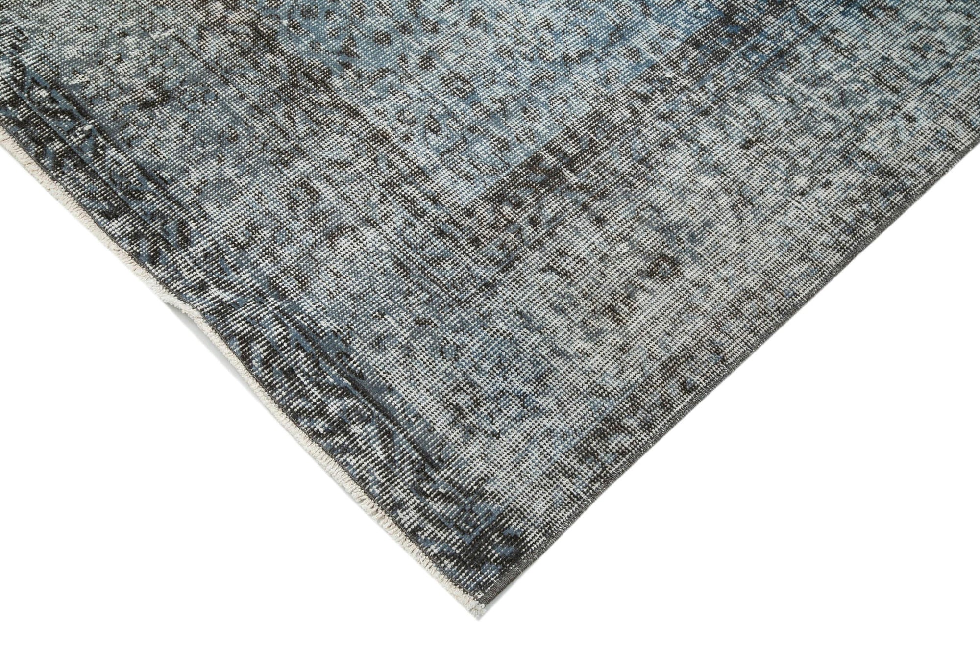 7 x 10 Blue Overdyed Rug - 3685