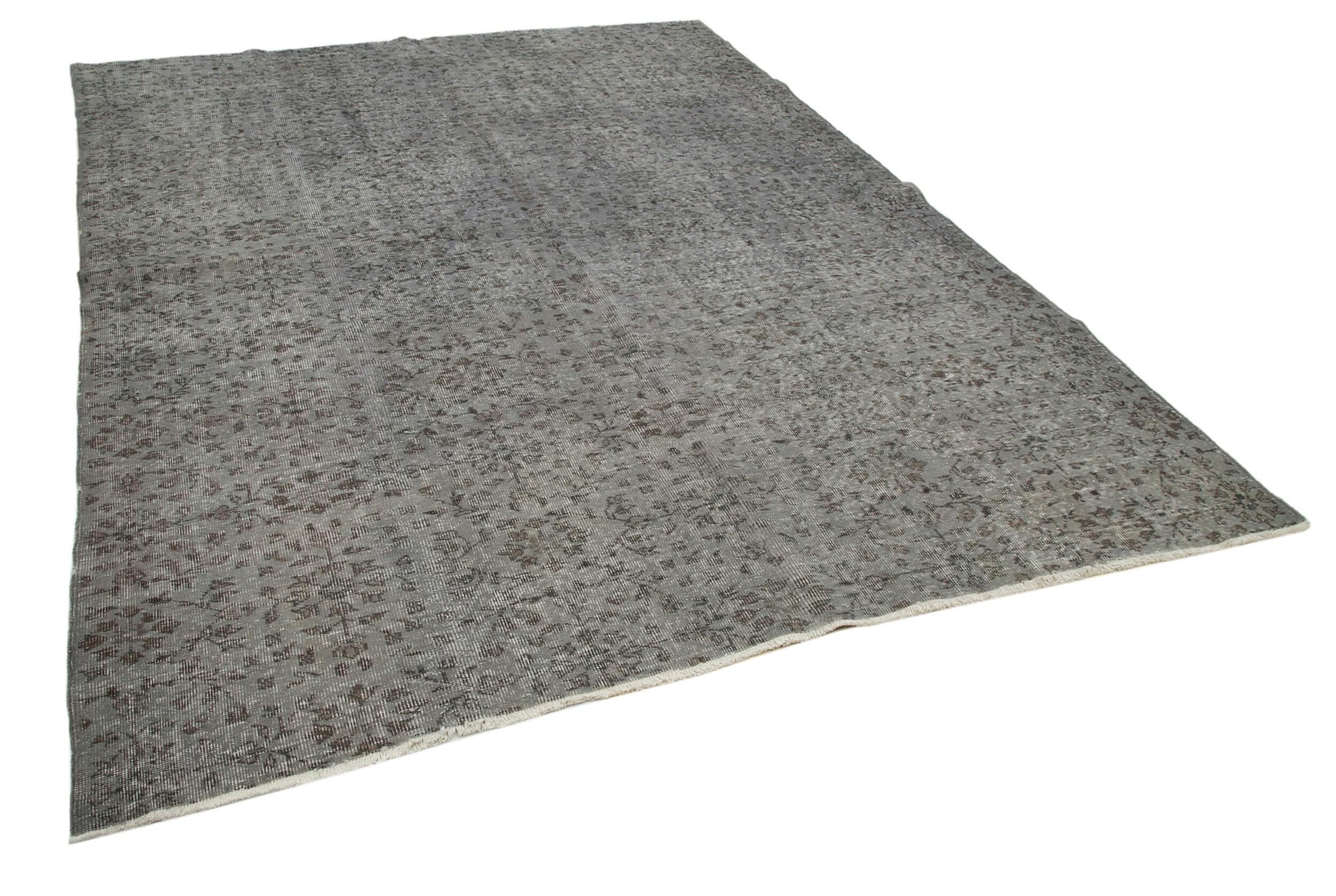 8 x 10 Grey Overdyed Rug - 3686