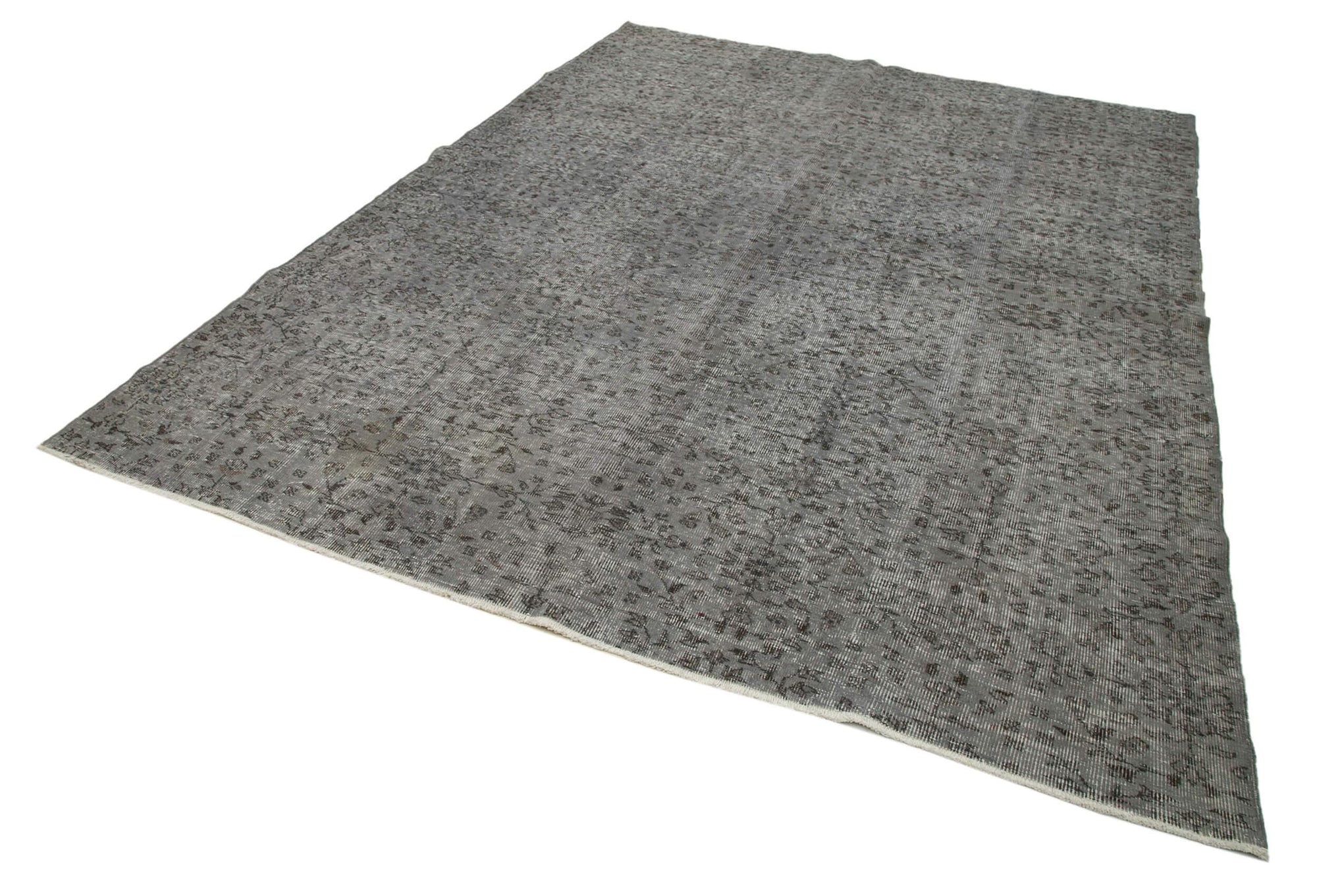 8 x 10 Grey Overdyed Rug - 3686