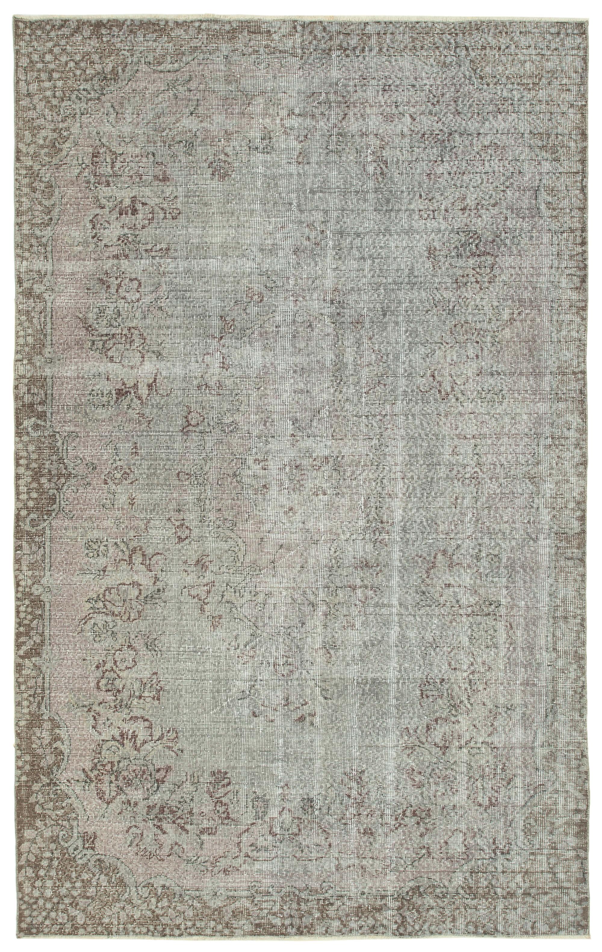 6 x 9 Grey Overdyed Rug - 3691