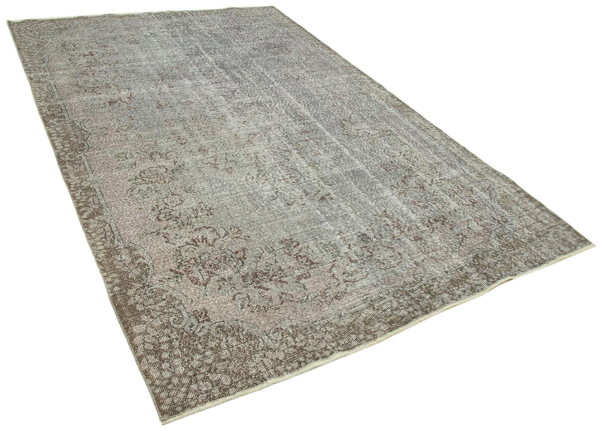 6 x 9 Grey Overdyed Rug - 3691