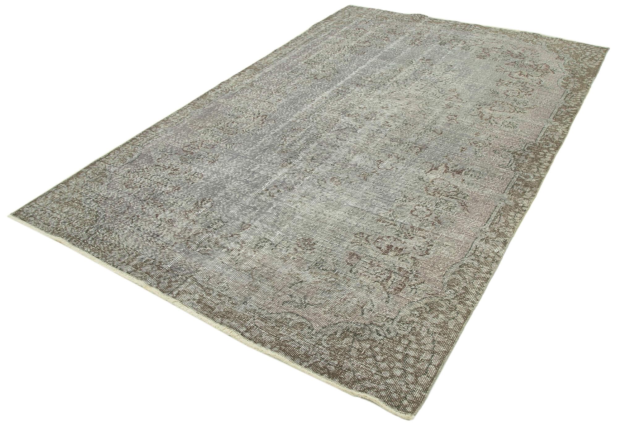 6 x 9 Grey Overdyed Rug - 3691