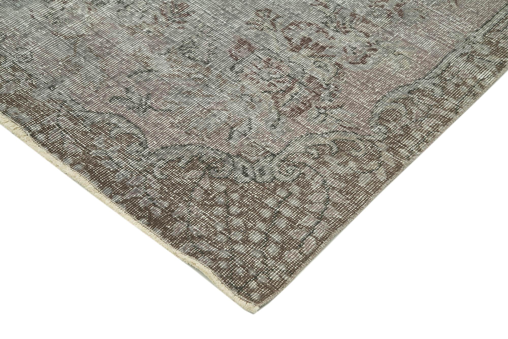 6 x 9 Grey Overdyed Rug - 3691