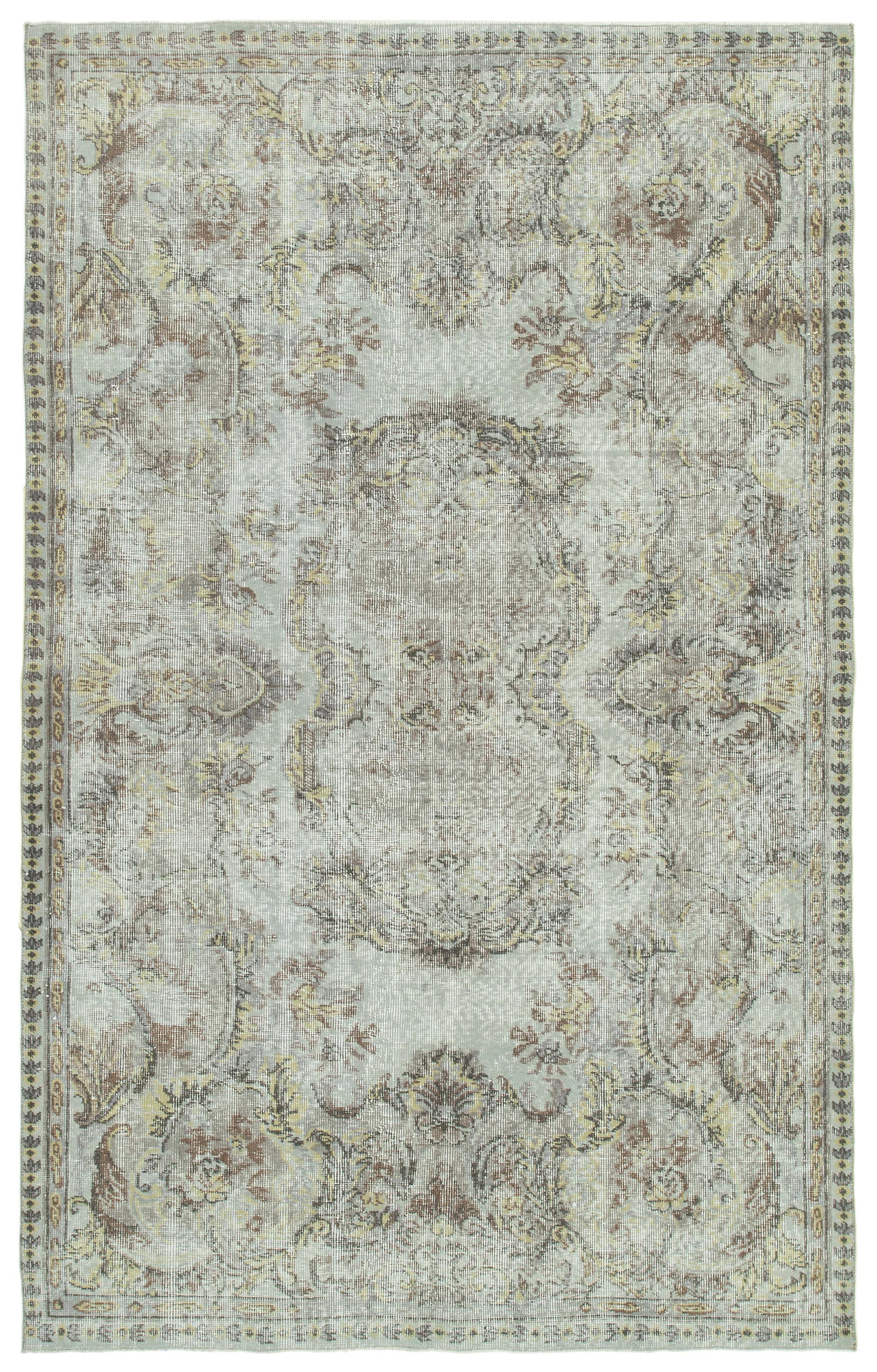 6 x 9 Blue Overdyed Rug - 3692