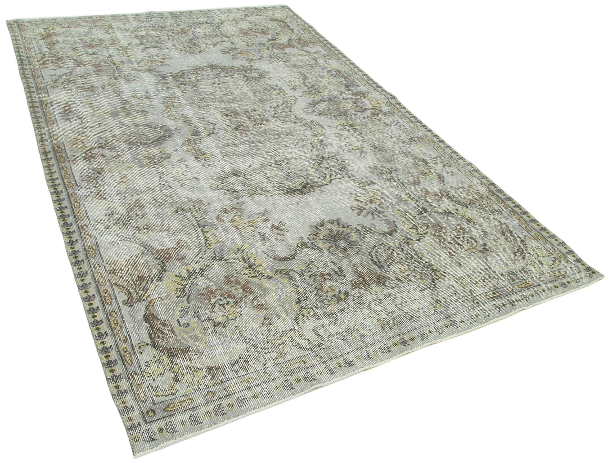 6 x 9 Blue Overdyed Rug - 3692