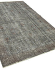 5 x 8 Grey Overdyed Rug - 3693