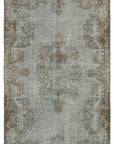 5 x 9 Grey Overdyed Rug - 3695