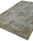 5 x 9 Grey Overdyed Rug - 3695