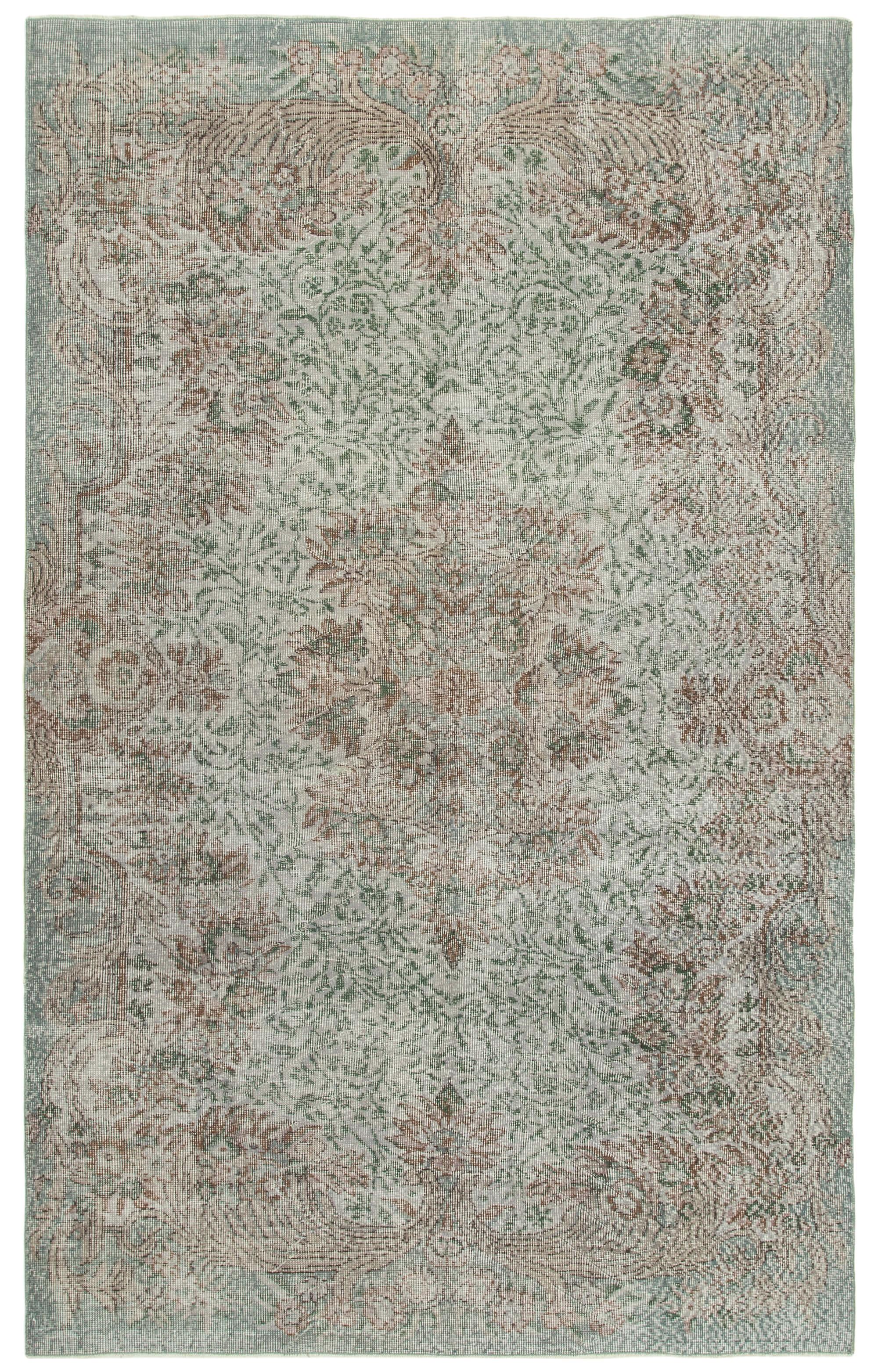 6 x 9 Grey Overdyed Rug - 3696