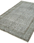 5 x 8 Grey Overdyed Rug - 3697