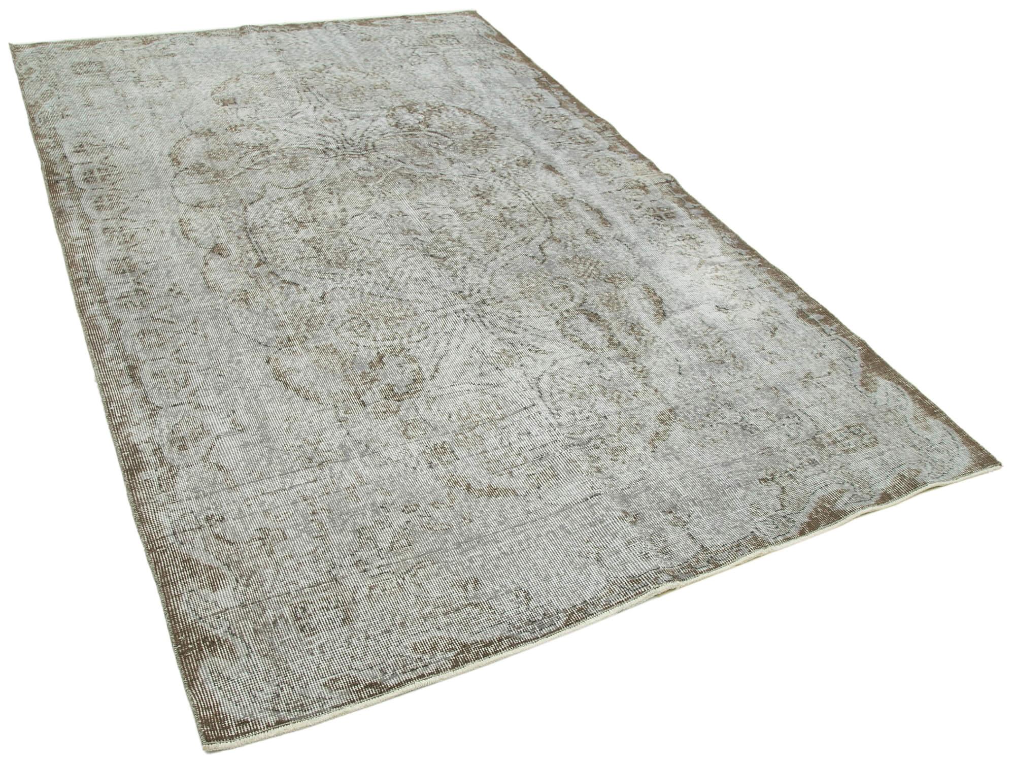 5 x 8 Grey Overdyed Rug - 3698