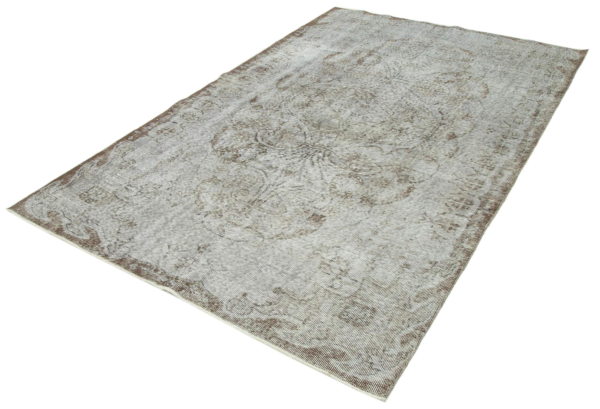 5 x 8 Grey Overdyed Rug - 3698