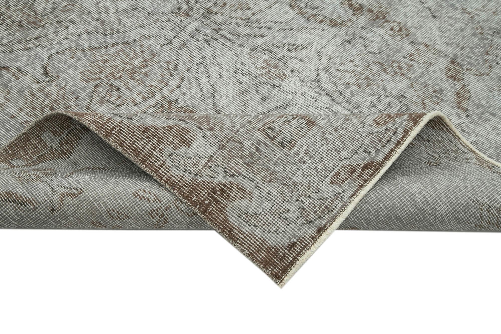 5 x 8 Grey Overdyed Rug - 3698