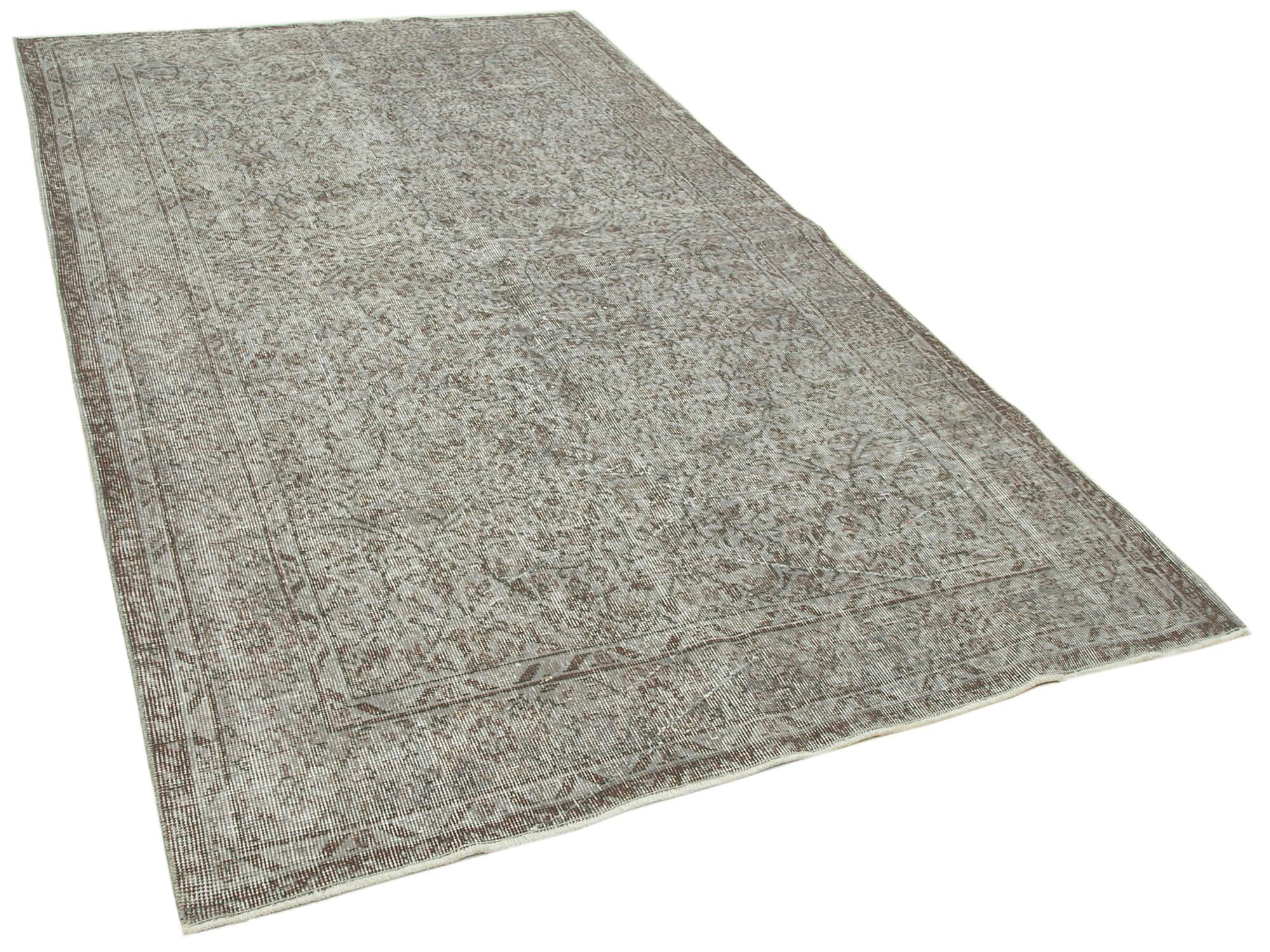 5 x 9 Grey Overdyed Rug - 3699