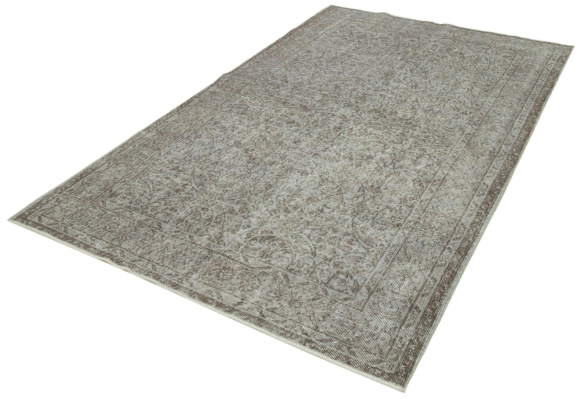 5 x 9 Grey Overdyed Rug - 3699