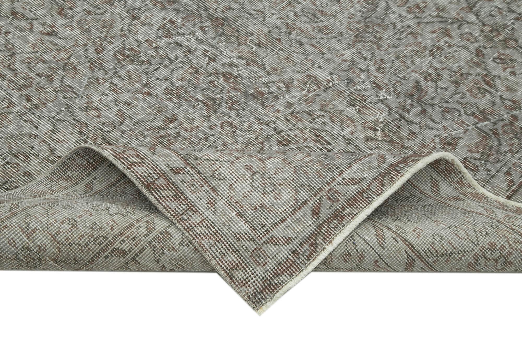 5 x 9 Grey Overdyed Rug - 3699