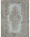 5 x 9 Blue Overdyed Rug - 3700