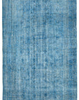 5 x 9 Blue Overdyed Rug - 3701