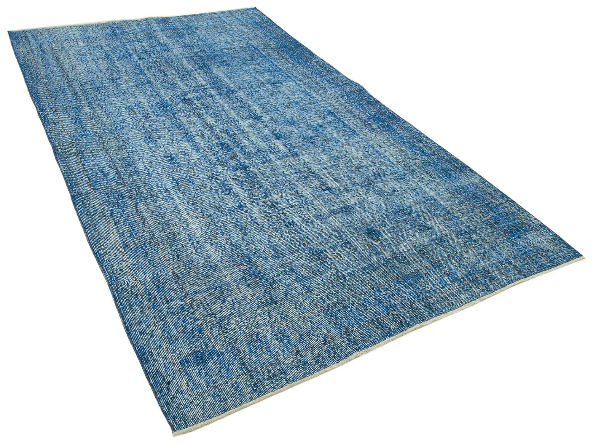 5 x 9 Blue Overdyed Rug - 3701