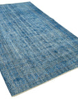 5 x 9 Blue Overdyed Rug - 3701