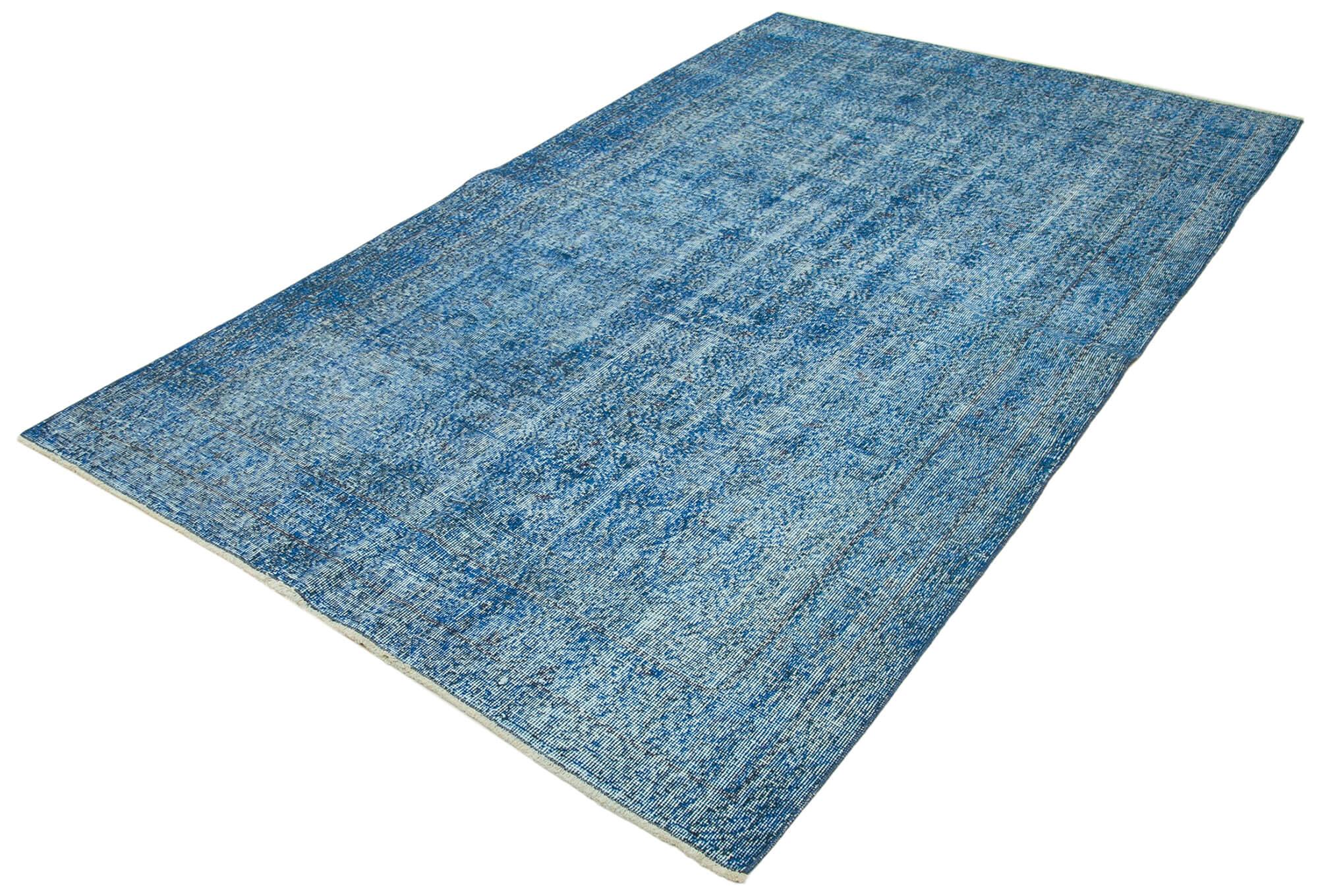 5 x 9 Blue Overdyed Rug - 3701