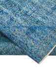 5 x 9 Blue Overdyed Rug - 3701