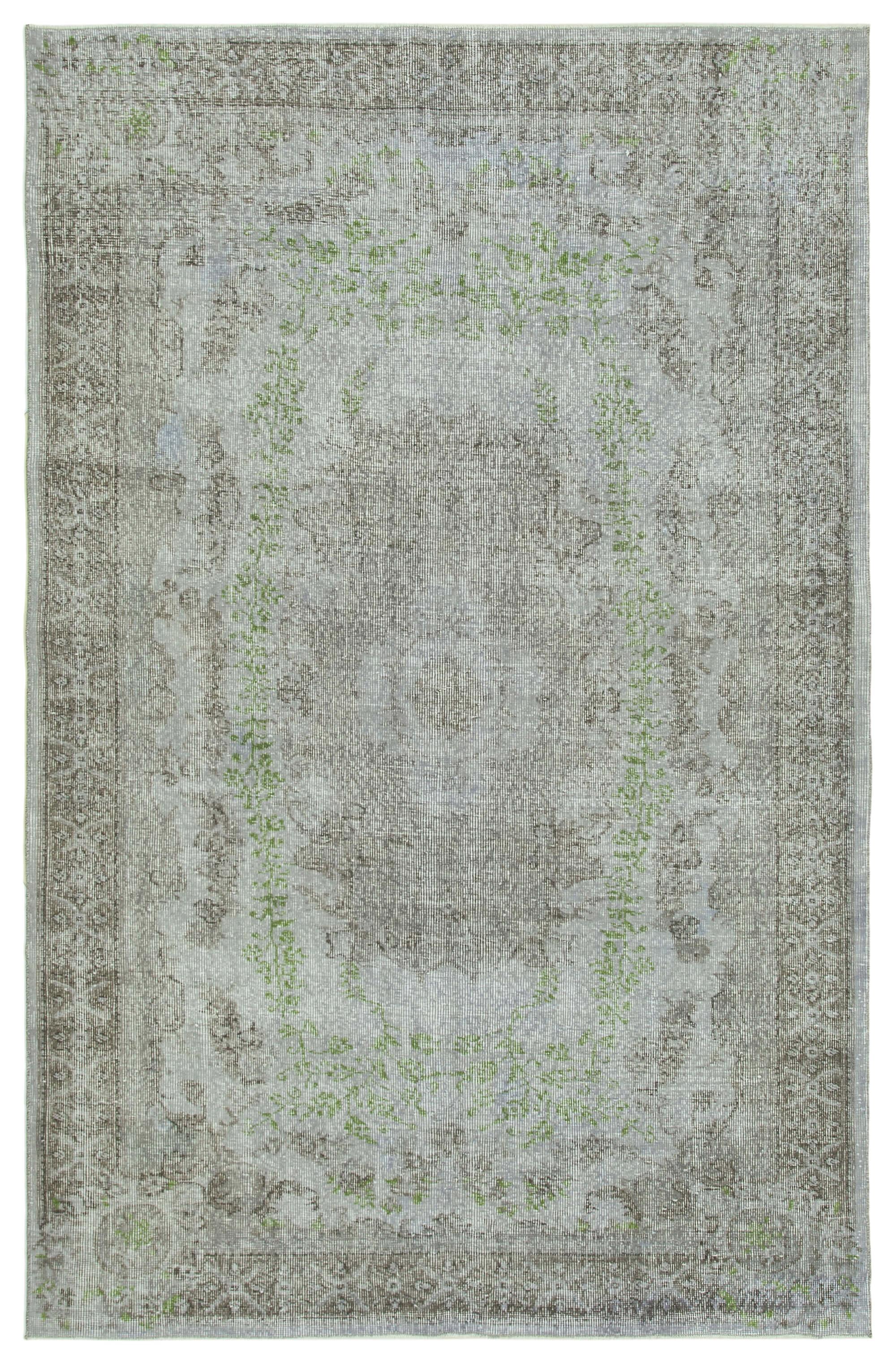 6 x 9 Grey Overdyed Rug - 3702