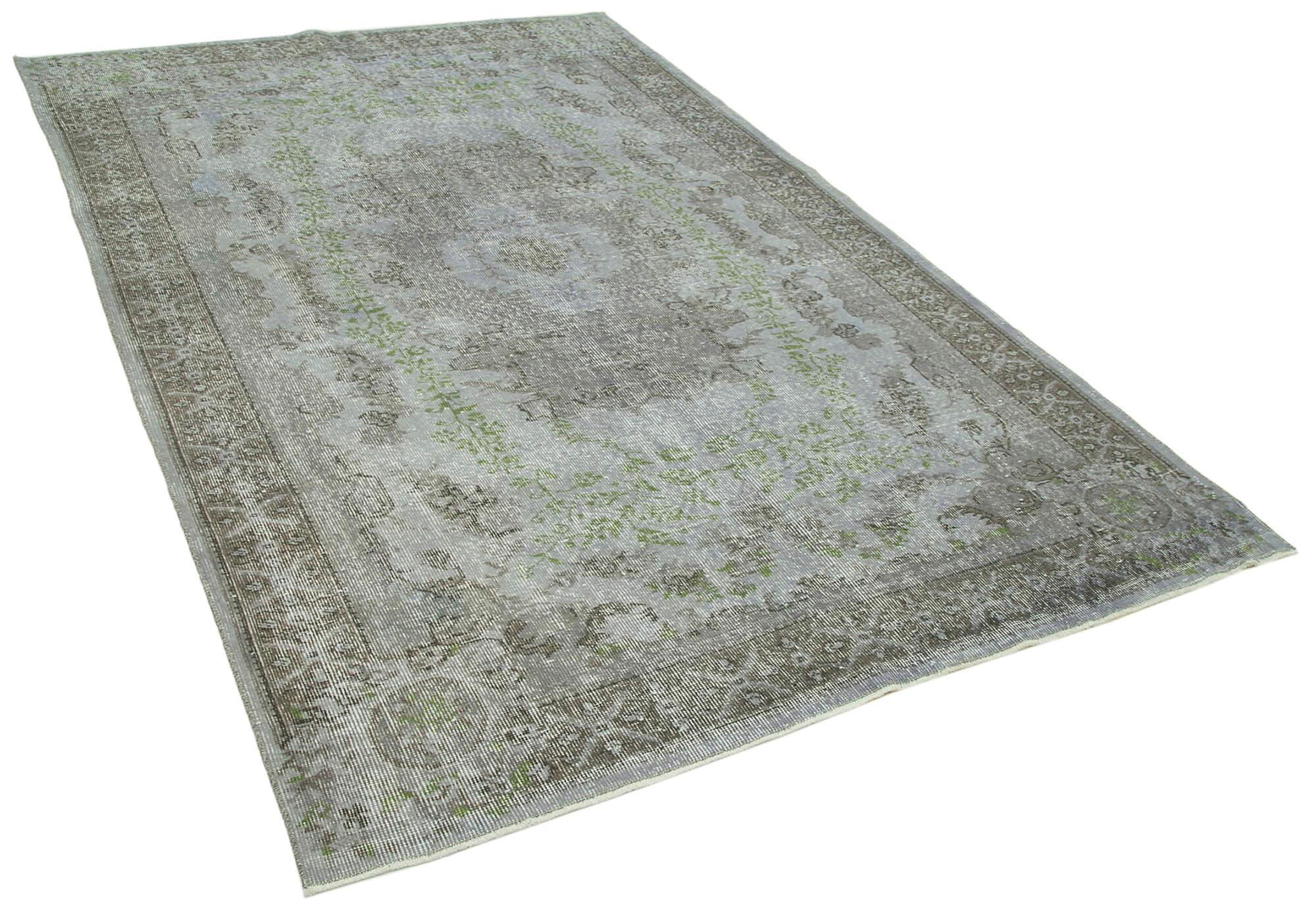 6 x 9 Grey Overdyed Rug - 3702