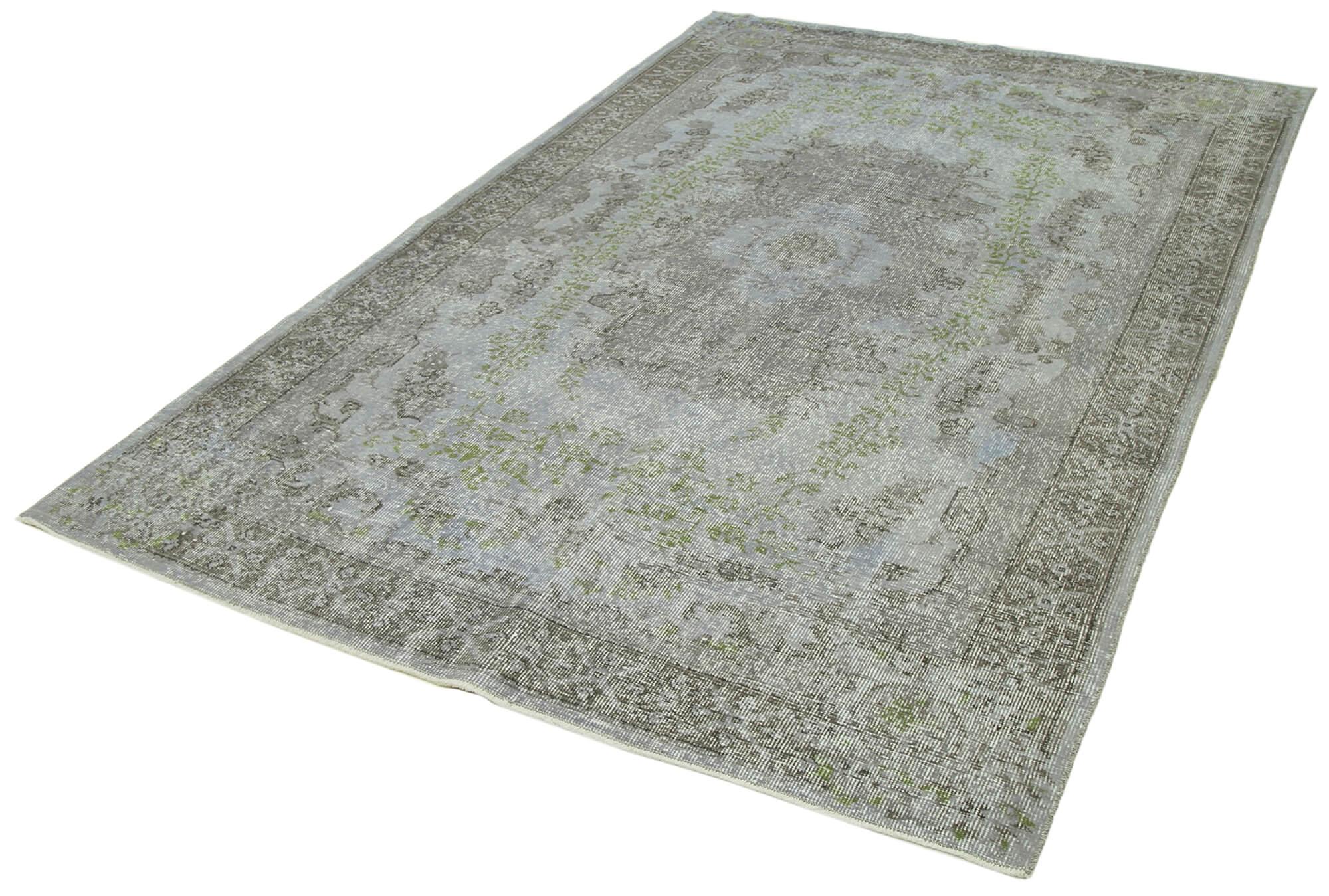 6 x 9 Grey Overdyed Rug - 3702