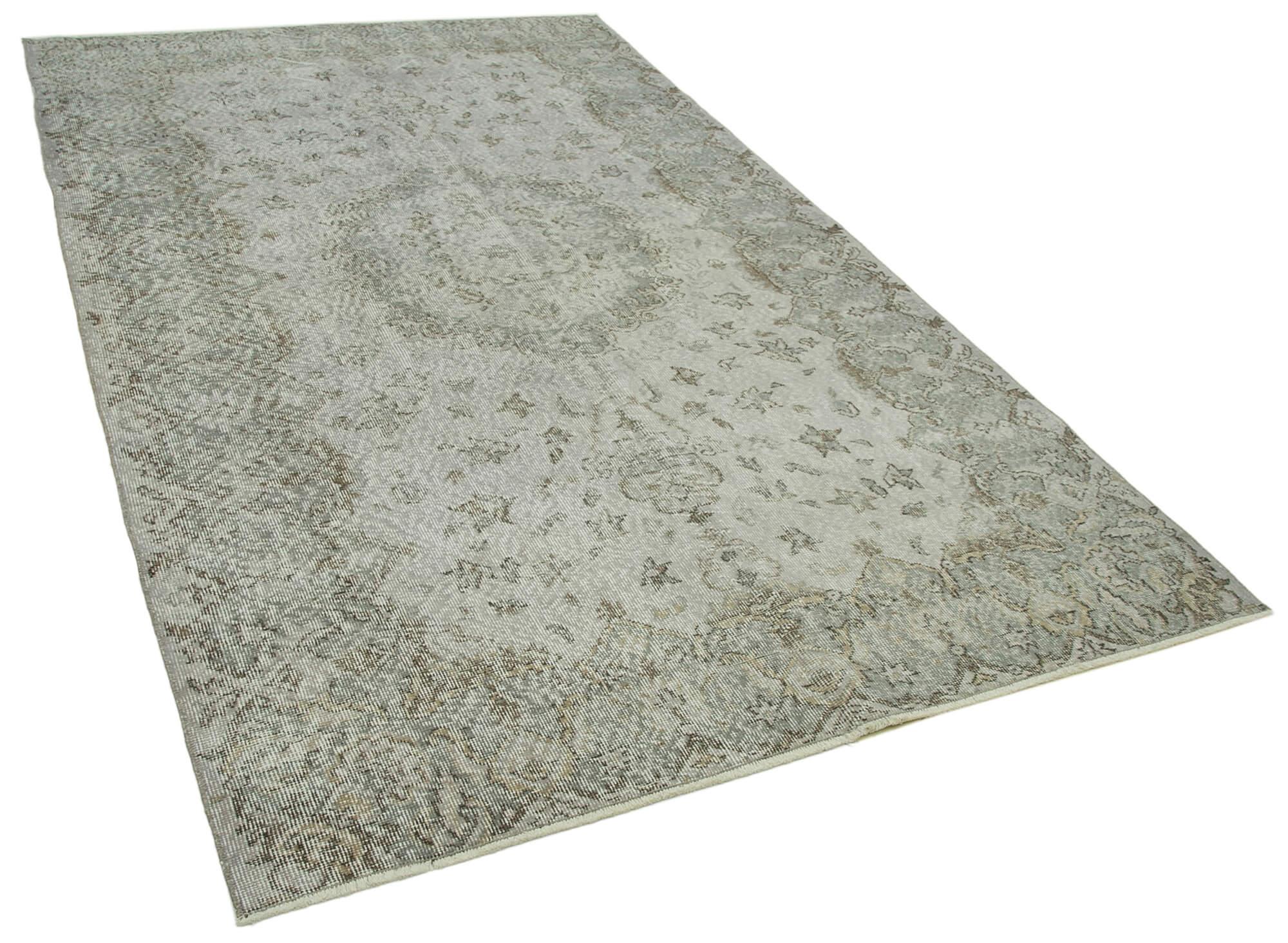 5 x 9 Grey Overdyed Rug - 3703