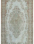 5 x 10 Grey Overdyed Rug - 3705