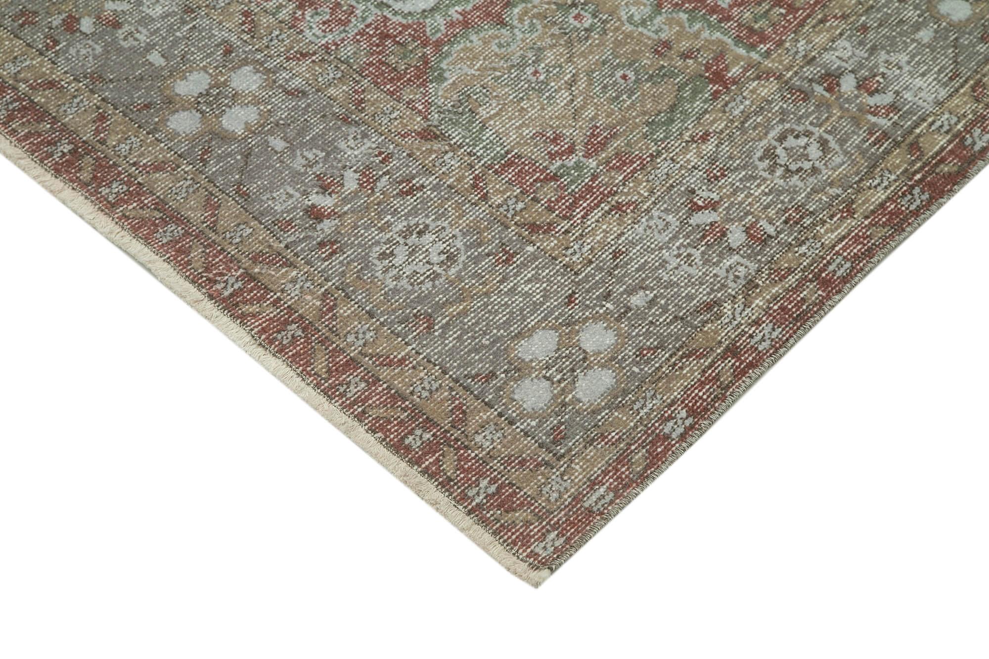 5 x 10 Grey Overdyed Rug - 3705