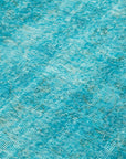 5 x 8 Turquoise Overdyed Rug - 3708