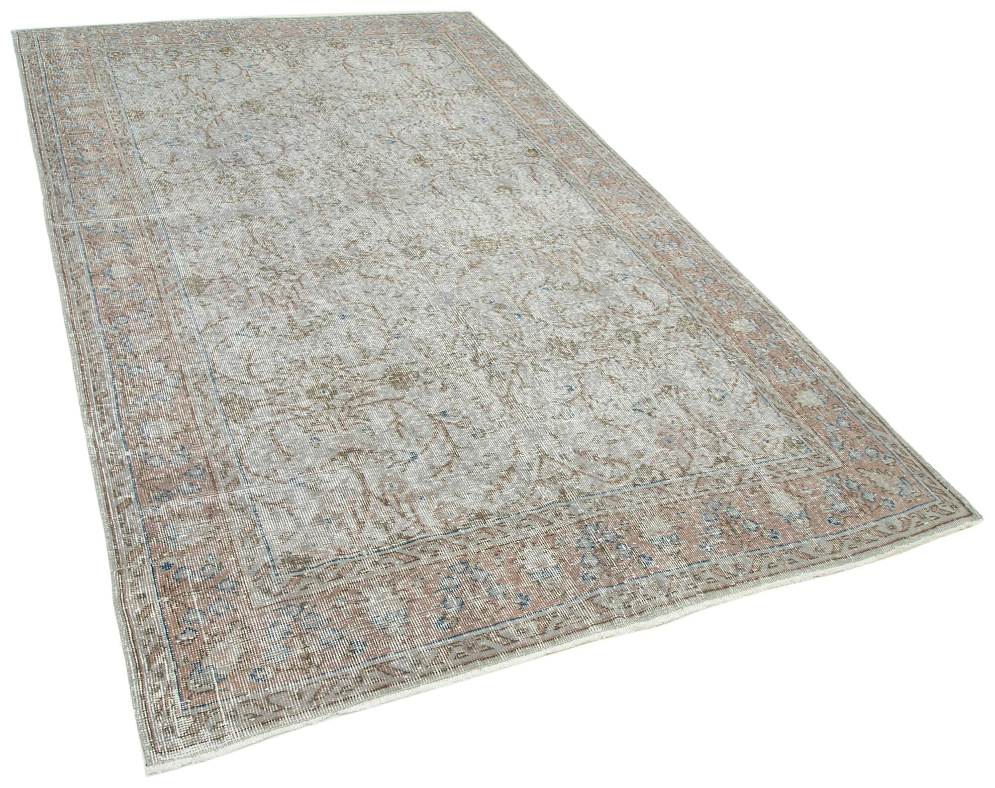 5 x 9 Grey Overdyed Rug - 3712