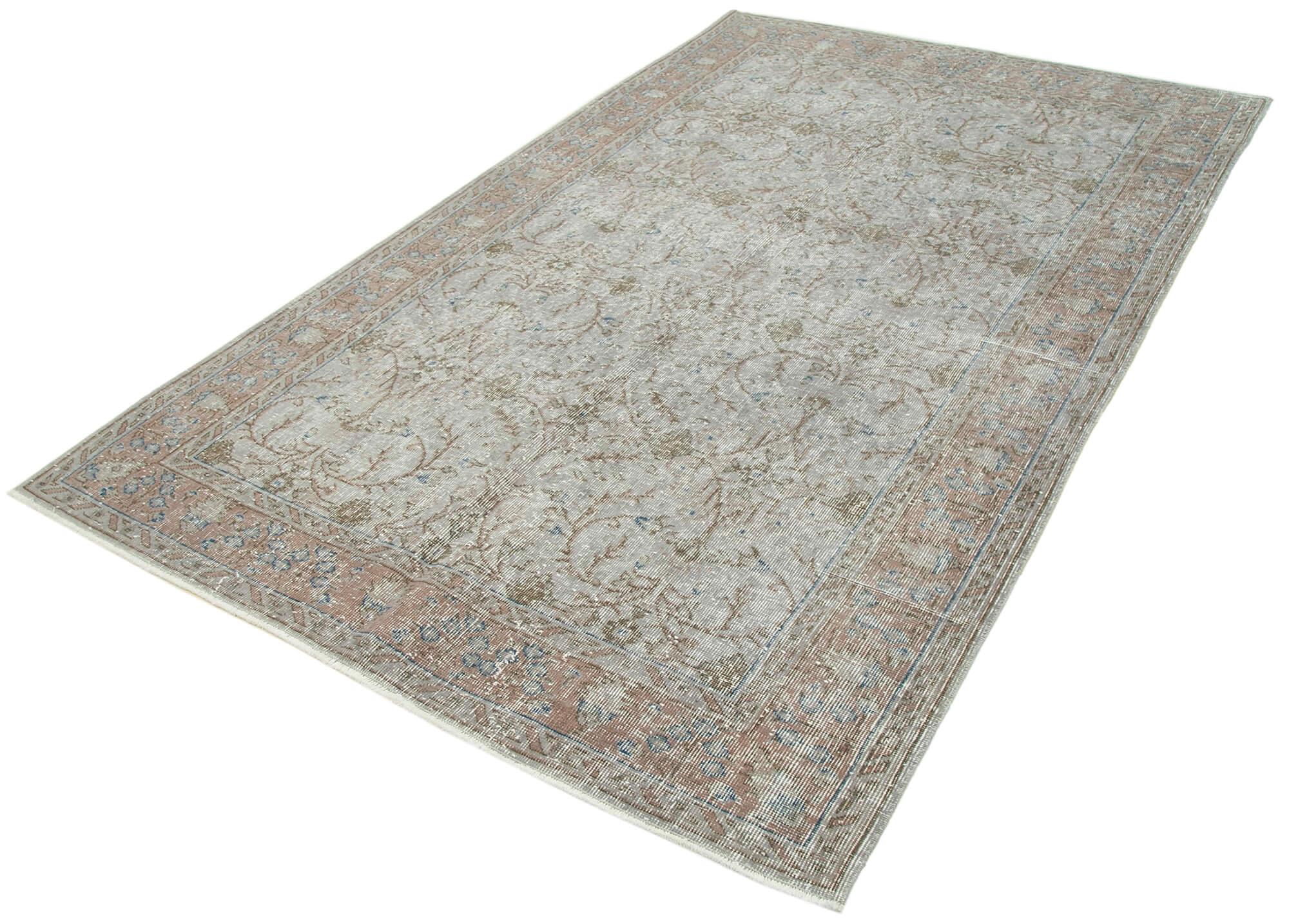 5 x 9 Grey Overdyed Rug - 3712