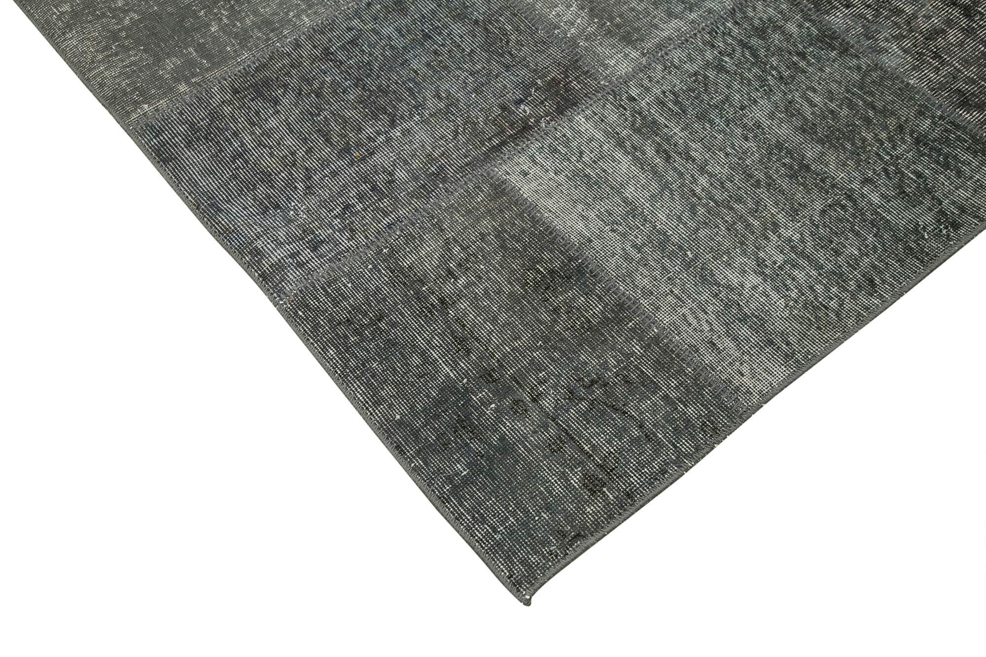 8 x 11 Grey Patchwork Rug- 3715