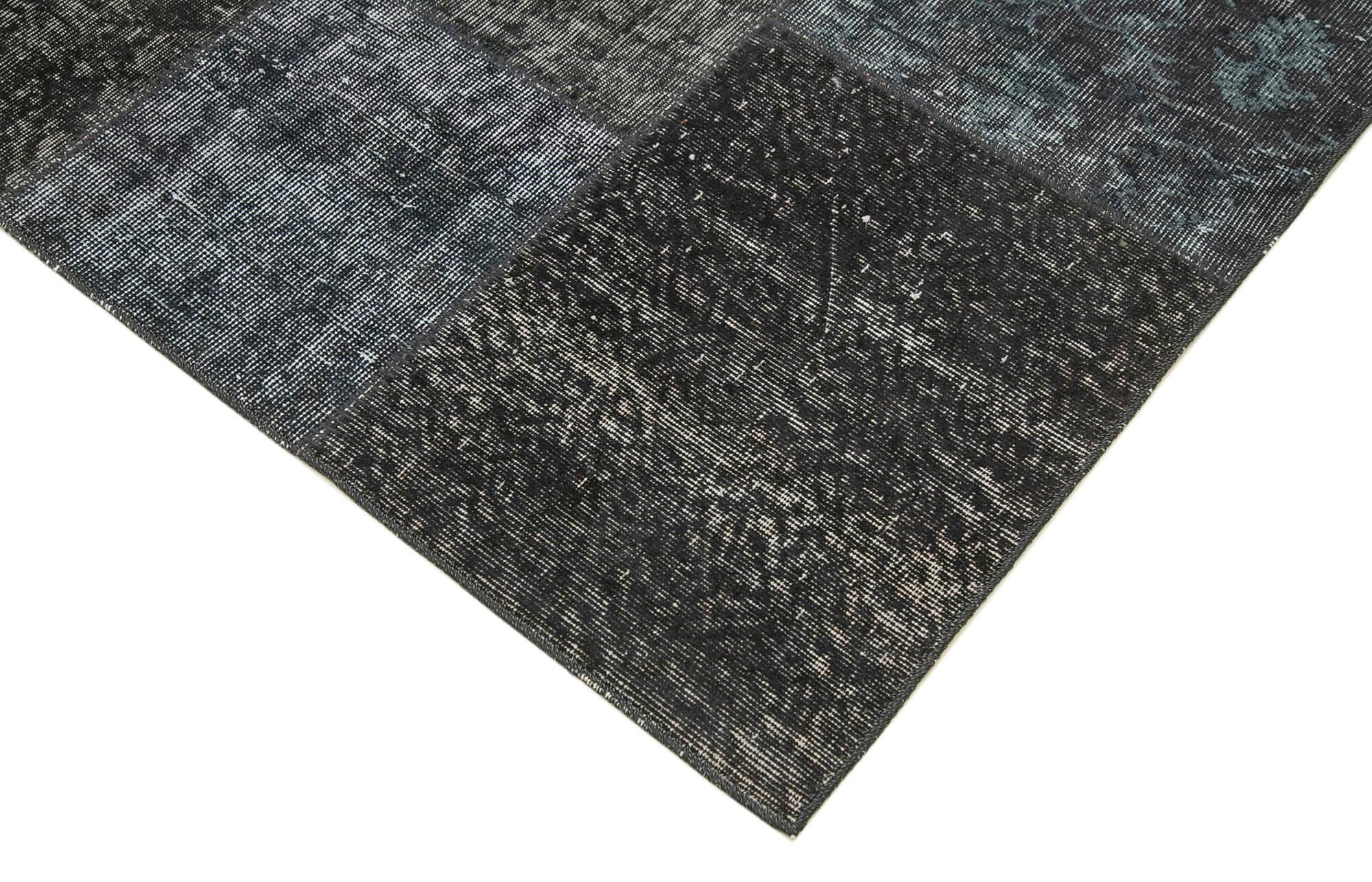 8 x 12 Grey Patchwork Rug- 3736