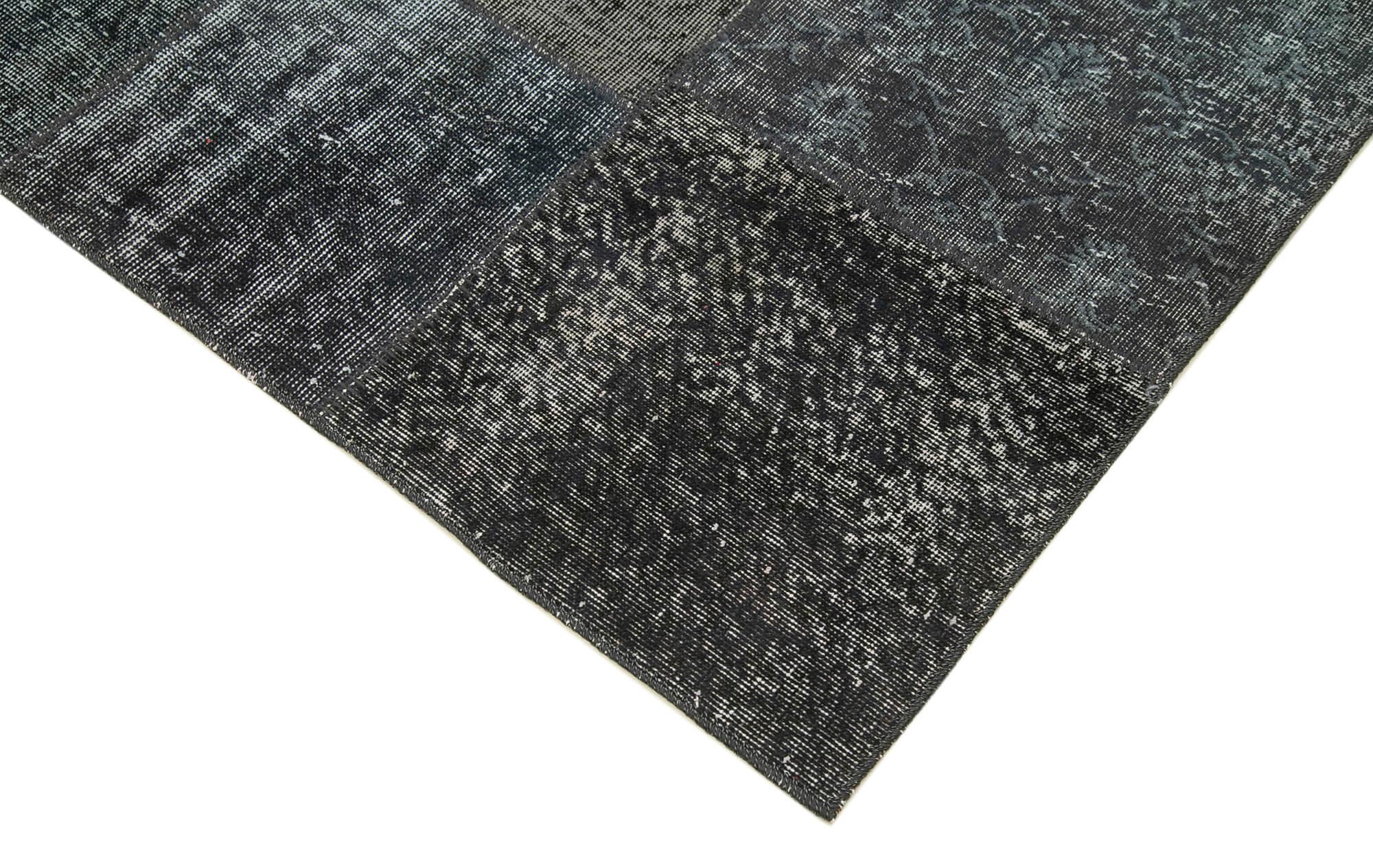 8 x 11 Grey Patchwork Rug- 3737