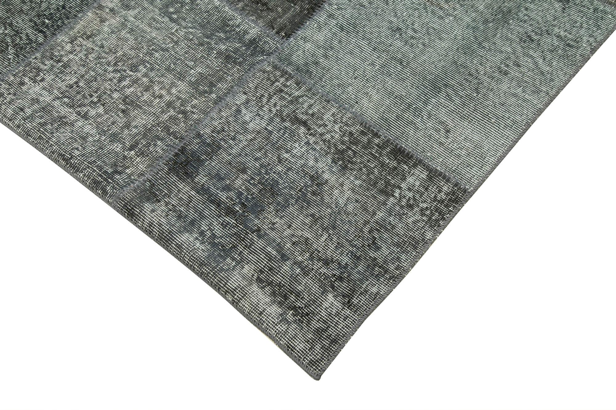 8 x 11 Grey Patchwork Rug- 3750