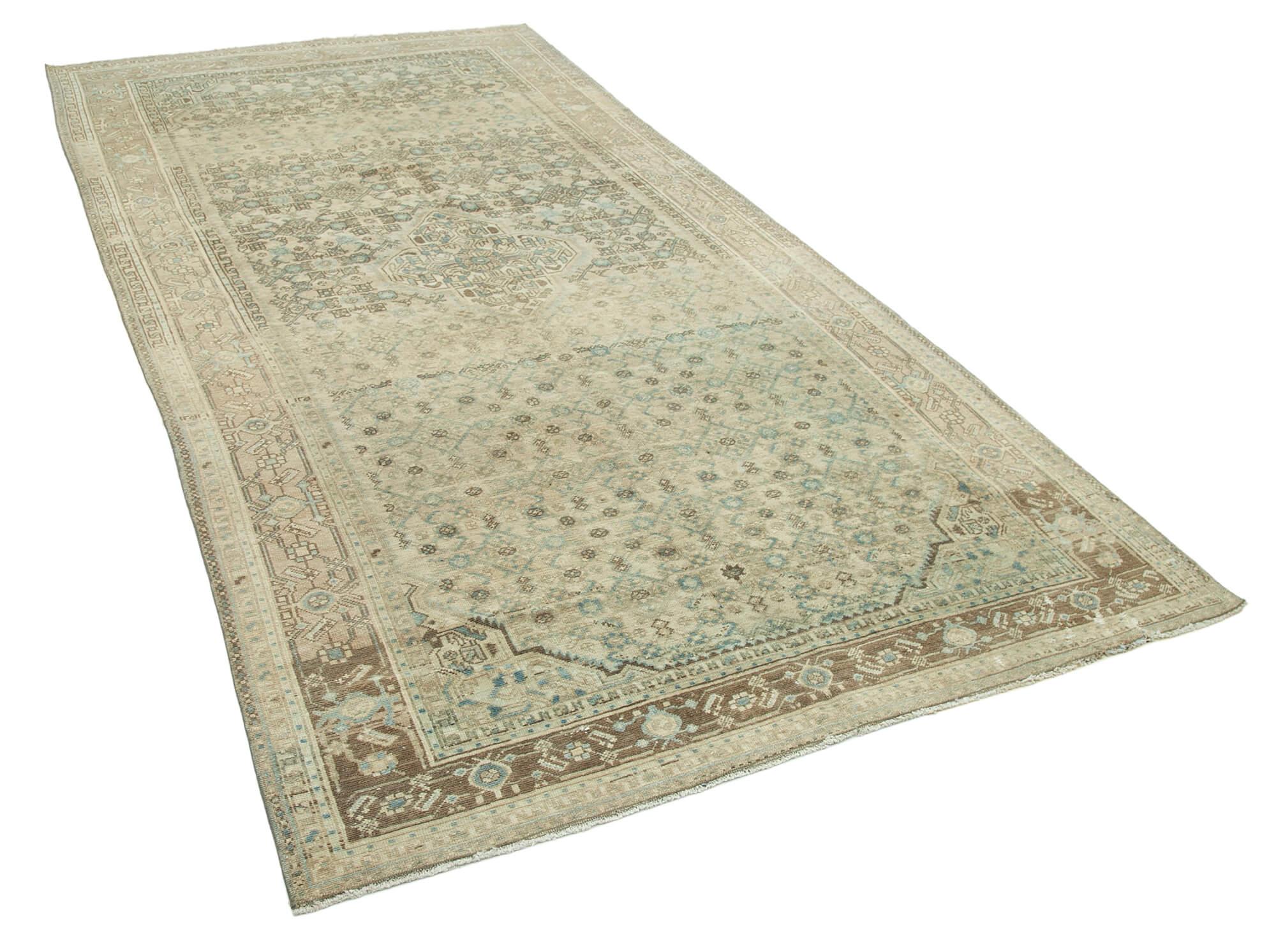 5 x 10 Beige Vintage Large Area Rug - 3784