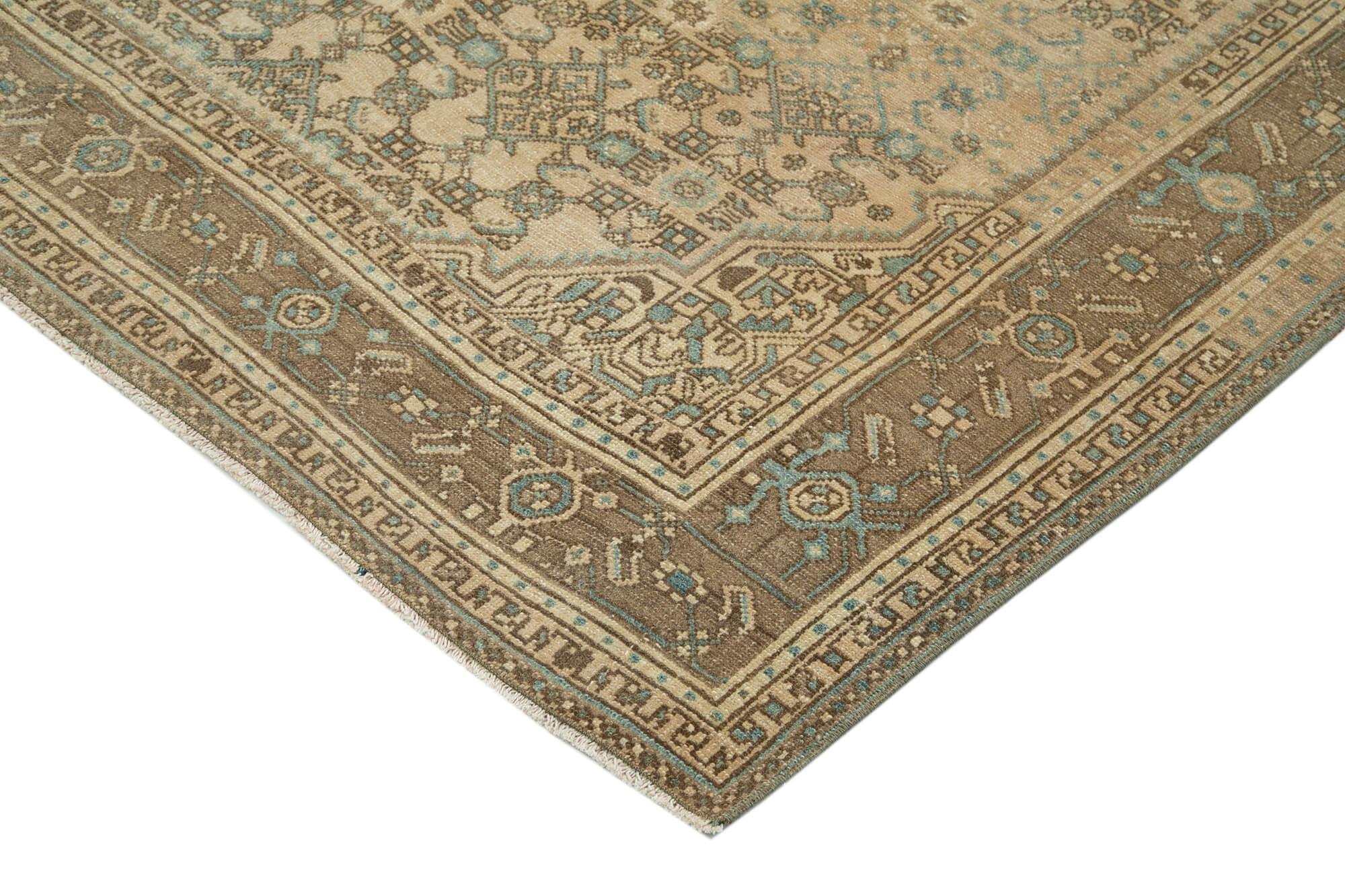 5 x 10 Beige Vintage Large Area Rug - 3784