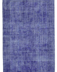 7 x 11 Blue Overdyed Rug - 3801