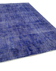 7 x 11 Blue Overdyed Rug - 3801